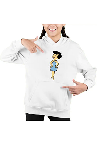 OEM Hanorac Copii Fete Familia Flintstone Betty Rubble Epoca de Piatra