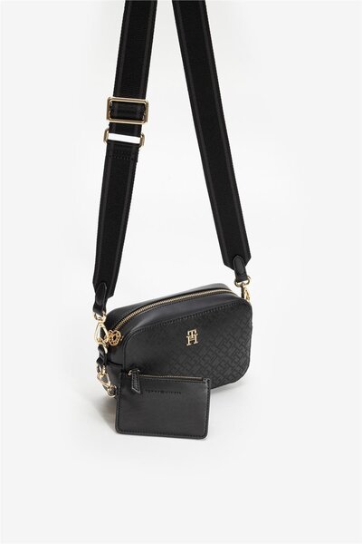 Tommy Hilfiger Kadın TH DISTINCT CAMERA BAG MONO Çapraz Çanta
