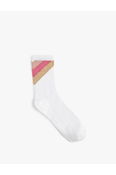 Koton Striped Multi-Colored Socks