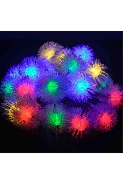 OEM Ghirlandă luminoasă de Crăciun multicoloră - Globuri LED cu fulgi de zăpa...