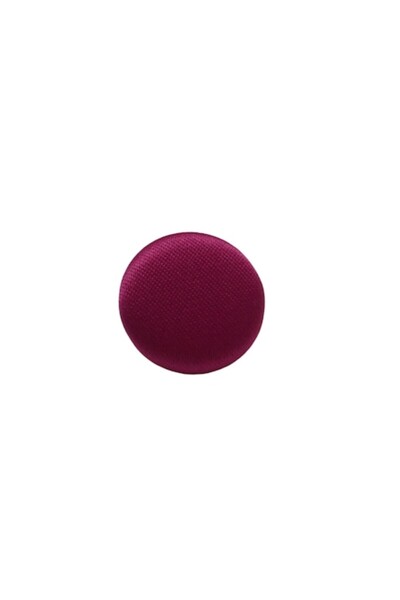 OEM Set of 50 metal shank buttons, round, fuchsia, 2 cm