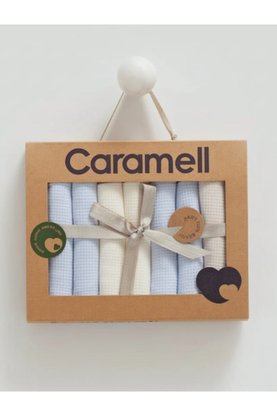 Caramel طفل رضيع 7 قطع من مناديل الفم CAR-1322