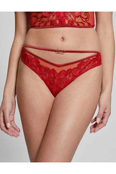 Guess Chiloți tanga, roșii