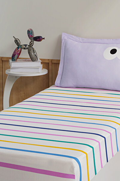 Comfort Craft Fitted Sheet Set Single Size Funny Lilac Pes