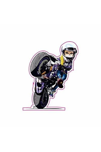Generic Brand Embossed Single Wheel Motorcycle and Auto Sticker Decal Motor C...