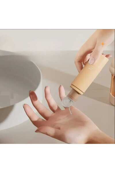 SEVRU Travel Type Refillable Cream Shampoo Bottle Set Box 4 in 1 Multi-Purpose