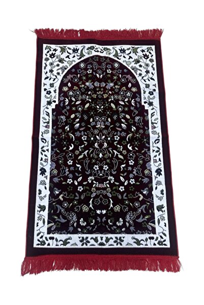 GK Mescidi Nebevi Ravza Motifli Kadife Seccade