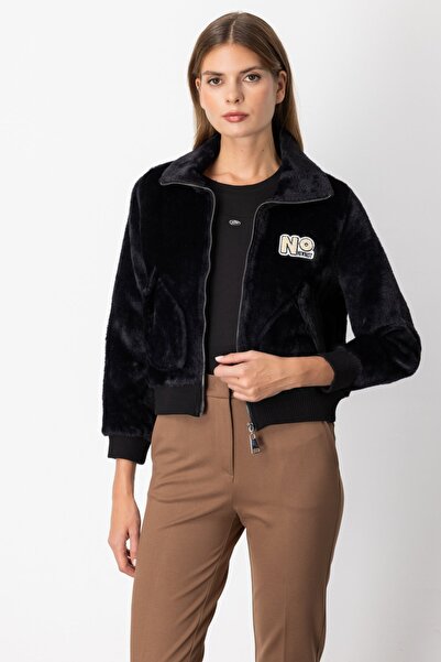 ON TRİKO Women's Pocket Detailed Plush Coat 66720