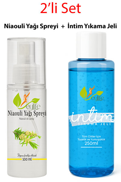 eylife naturel 2’li Set Niaouli Yağı Spreyi + İntim Yıkama Jeli