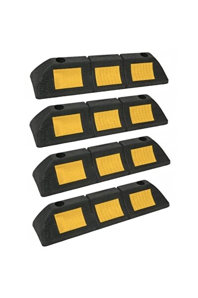 OEM Set 4x Opritoare roți pentru parcare reflectorizante DELINY, 48 cm, Negru...