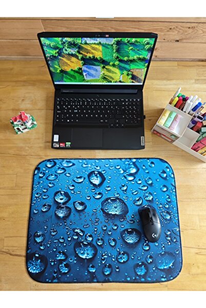 sgeteknoloji Sge Technology 55X45 cm Water Drop Anti-Slip Base Speed Surface Gamer Mouse Pad Gaming Pad