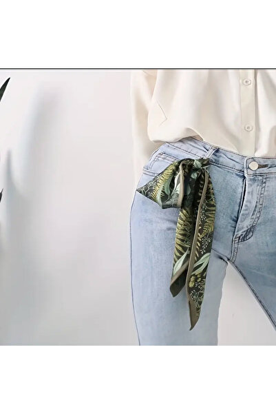 MAHLA Design Scarf - Thin Neck Shawl - Bag Accessory - 84cm