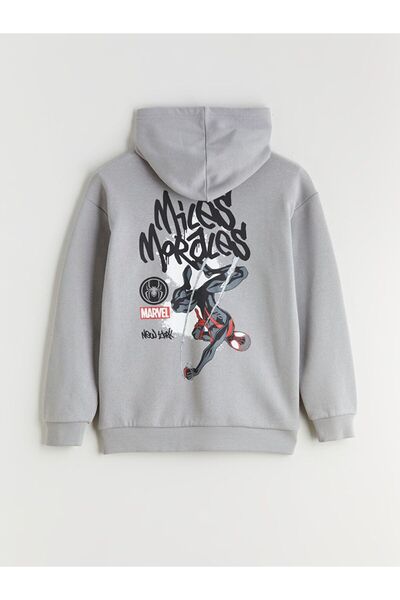 LC Waikiki LCW Kids Kapüşonlu Spider-Man Baskılı Erkek Çocuk Eşofman Takım