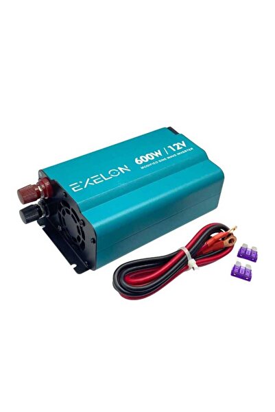 Exelon 12V 600W Modifiye Sinüs İnvertör – Karavan, Tekne ve Solar Sistemler İçin