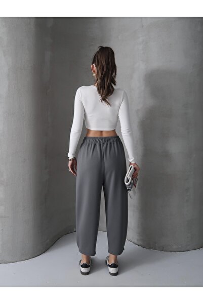 Paw Garage Women's Skye Soft Modal Trousers with Tie-Up Legs