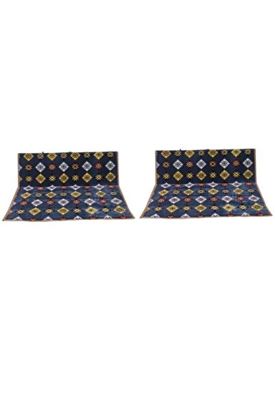 Generic 60*120cm Floor Chair Set of 2 Folding Chairs with Waterproof Backrest, Ideal for Picnics and Storage