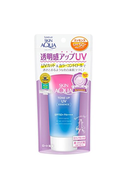 SKIN AQUA - كريم الوقاية من أشعة الشمس Tone Up UV Essence SPF50+ PA++++ 80 جر...