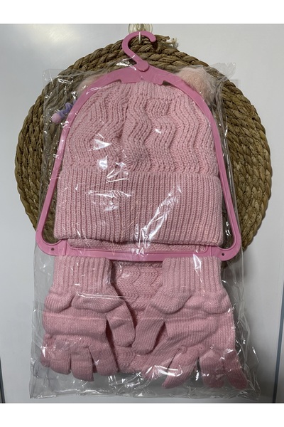 Kitti Scarf, Beanie, Glove Set, Set of 3, Premium Quality, Anti-Pilling Yarn Quality, Winter