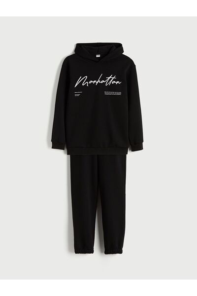 LC Waikiki LCW Kids Kapüşonlu Erkek Çocuk Eşofman Takım