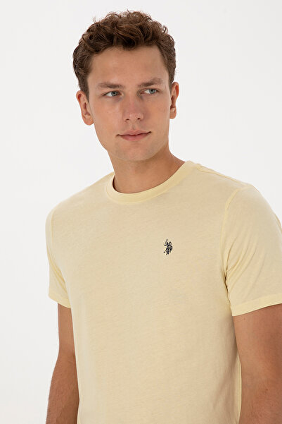 U.S. Polo Assn. Men's Light Khaki Basic T-Shirt 50298015-Vr183