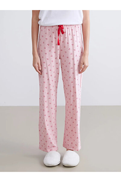 LC Waikiki Patterned Women's Pajama Bottoms with Elastic Waist