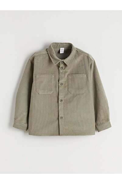 LC Waikiki Παιδικό βελούδινο πουκάμισο για αγόρια LCW