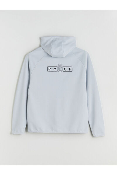 LC Waikiki Erkek Real Madrid Baskılı Fermuarlı Sweatshirt