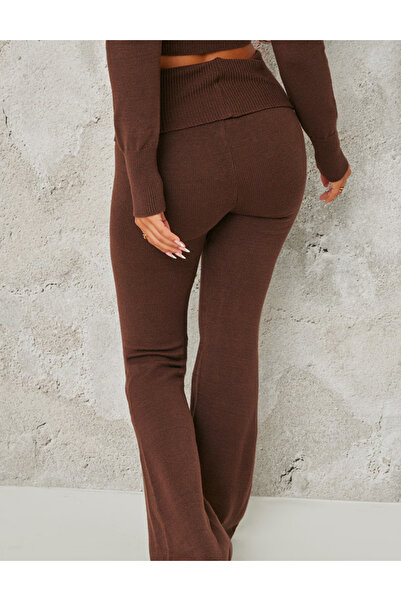 Pretty Little Thing PRETTYLITTLETHING pants, brown