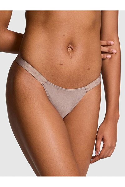 Victoria's Secret Micro Logo Detailed Sparkling Thong