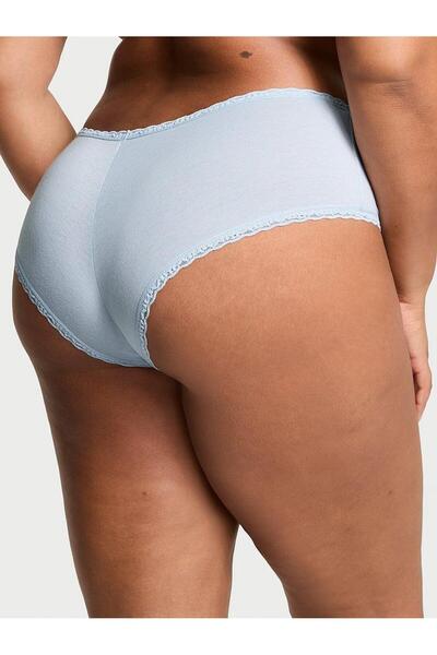 Victoria's Secret Cotton Cheeky Panties with Lace Waist