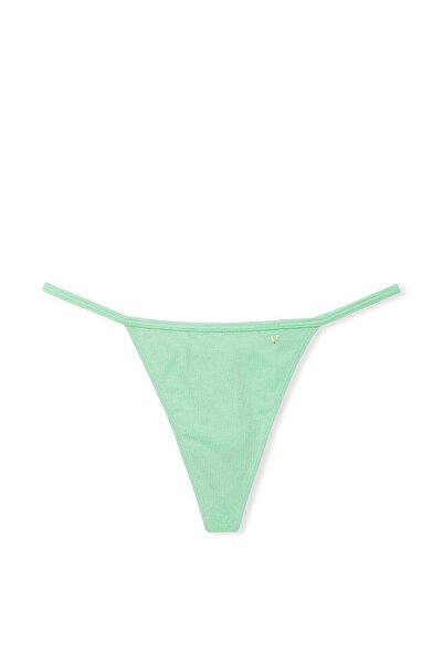 Victoria's Secret Ελαστικό βαμβακερό εσώρουχο V-string