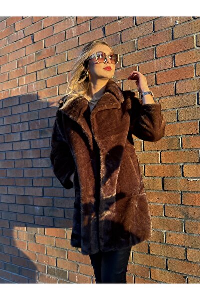 dörtelle Extra Soft Texture Plump Hooked Fur Coat