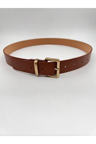 Mynoa Antique Buckle Bridged Women's Belt, Coat Belt, Trouser Belt