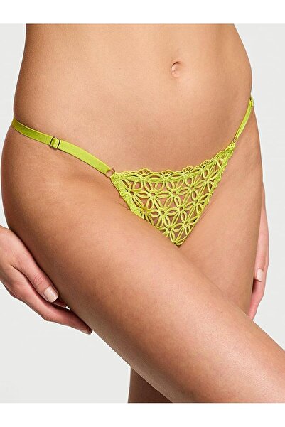 Victoria's Secret Geo Daisy Dantelli Ayarlanabilir V-String Külot