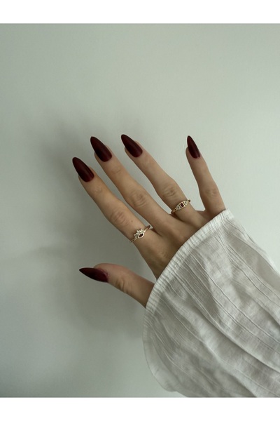 STOLIA Zirkon Taşlı Kararmaz Çelik Gold Kare Detay Yüzük