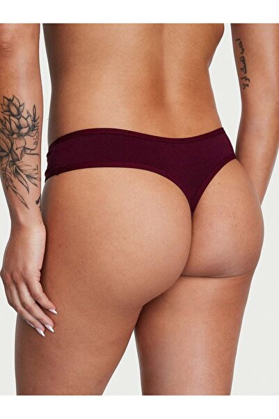 Victoria's Secret Mini Logo Cotton Thong