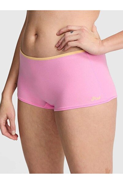 Victoria's Secret Cotton Boyshort Panties with Logo