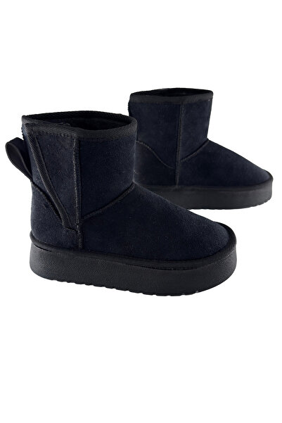 İzmir BDK Butik Cırtlı Çocuk Süet İçi Kürklü Yüksek Taban Bot Ayakkabı