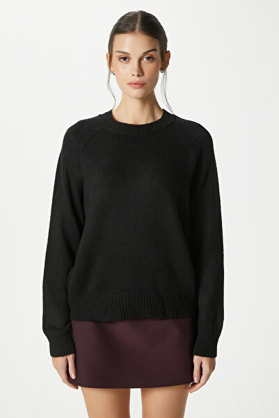 Ritnice Mushy Black Basic Knit Sweater