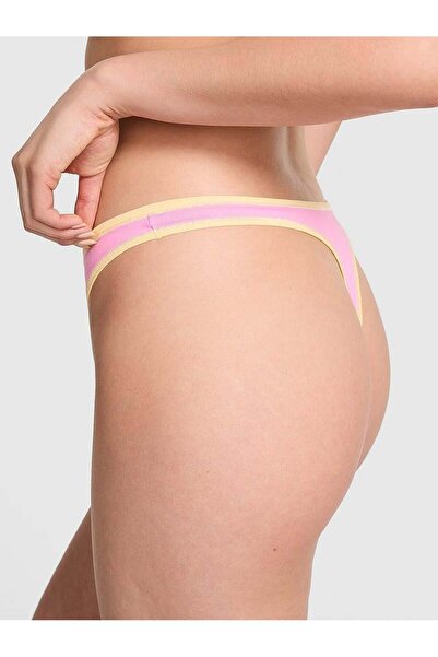 Victoria's Secret Cotton Deep Leg Cut Thong