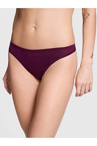 Victoria's Secret Cotton Deep Leg Cut Thong