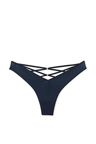 Victoria's Secret Deep Leg Cut Thong with Back Strap