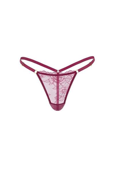 Victoria's Secret Adjustable V-String Panties with Lace