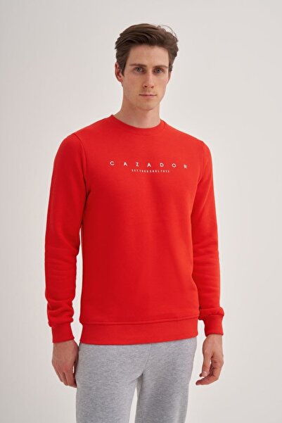 Cazador Men's Sweat 52350 Red