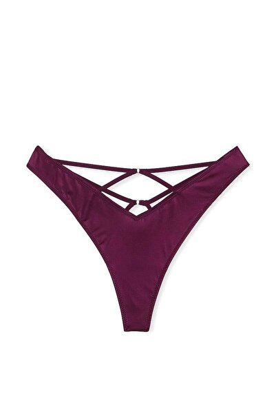 Victoria's Secret Deep Leg Cut Thong with Back Strap