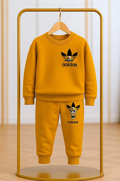 morpembej kadın erkek çocuk Unisex Children's Top and Bottom Set