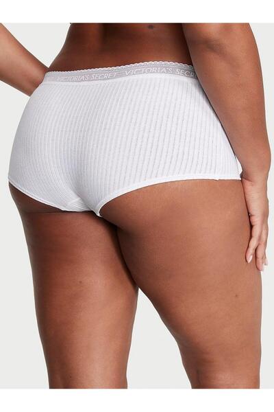 Victoria's Secret Buy Lace Cotton Boyshort Panties