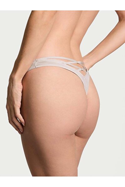 Victoria's Secret Deep Leg Cut Thong with Back Strap