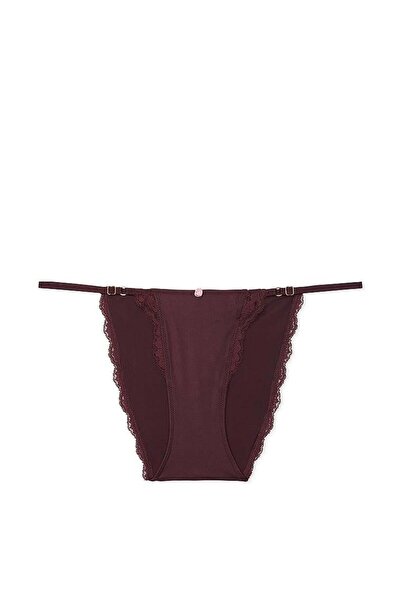 Victoria's Secret Lace Trimmed Adjustable Drawstring Bikini Panties