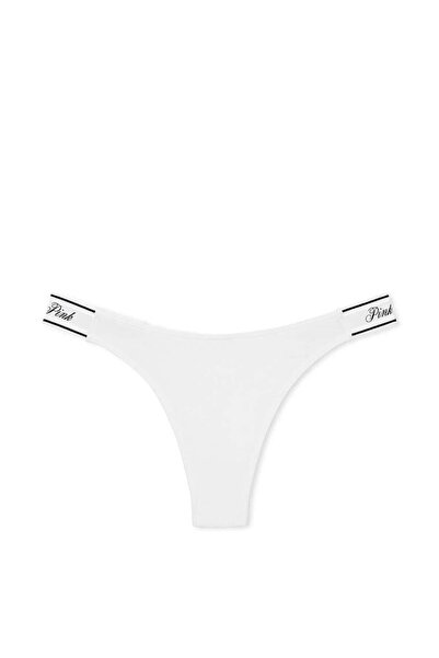 Victoria's Secret Cotton Scoop Thong with Logo